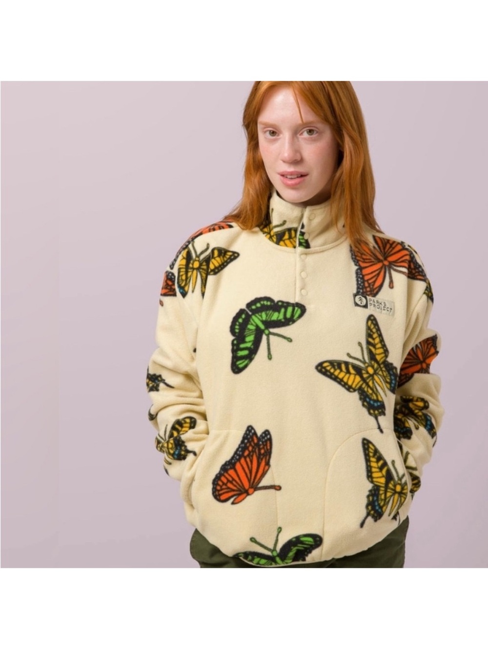 Parks Project Butterflies Trail Fleece sz small